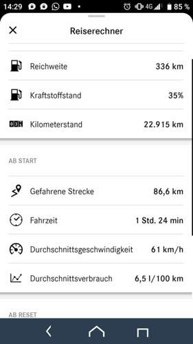 Gestern, im Fahrmodus Comfort, Landstrasse in den Mittelgebirgen, viele kleine Ortschaften.jpg