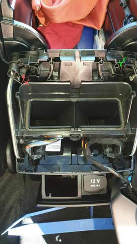 Mittlere-armlehne-federn