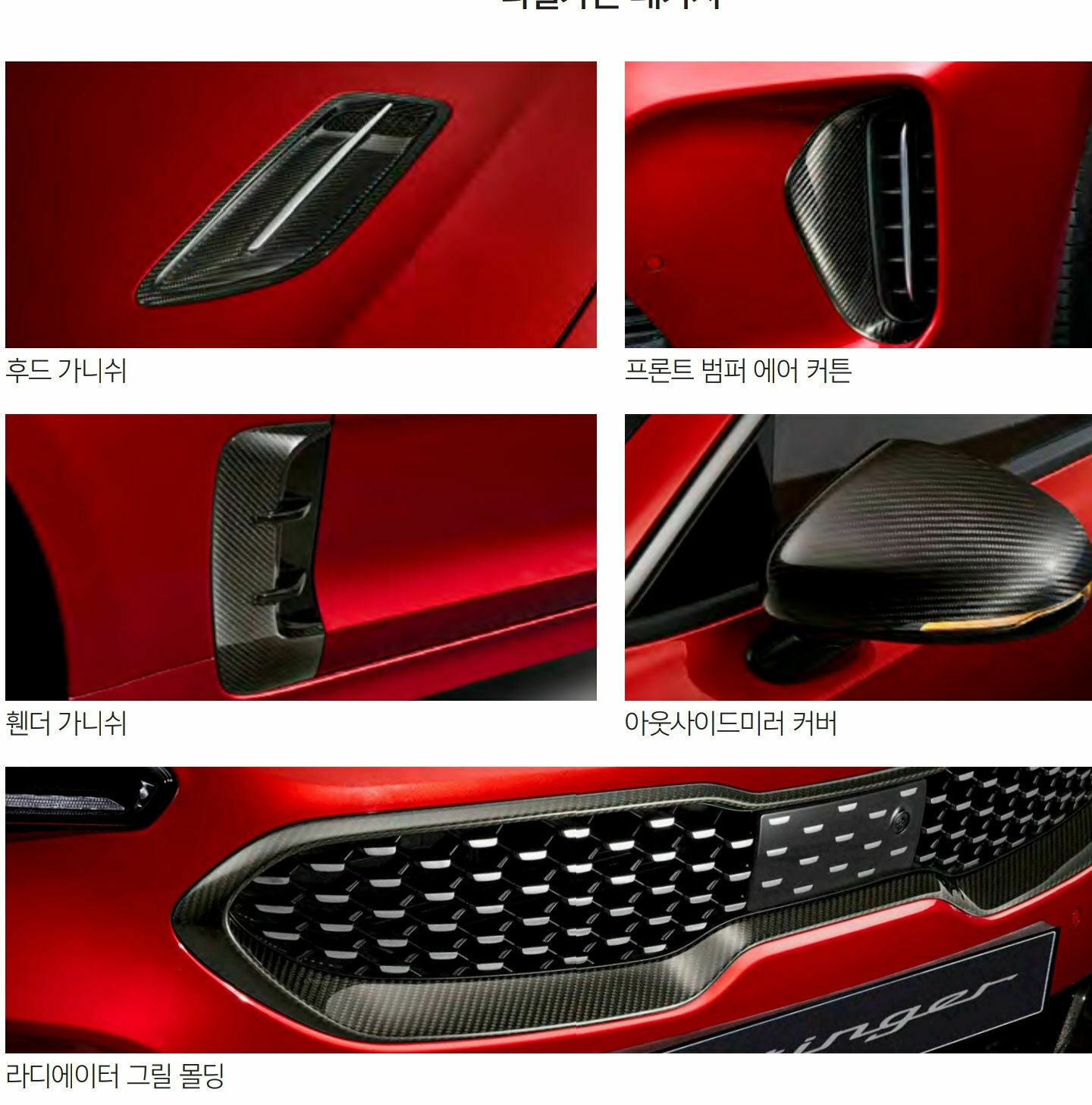 KIA STINGER FACELIFT unverstellt von hinten.