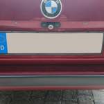 Fehlende Kennzeichenblende