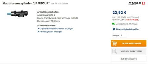 HBZ für den T4 Cali mit 111KW