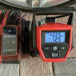 Sollwert oben & Stoppuhr auf GO