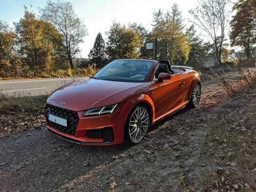 Audi TT Pulsorange Frontansicht