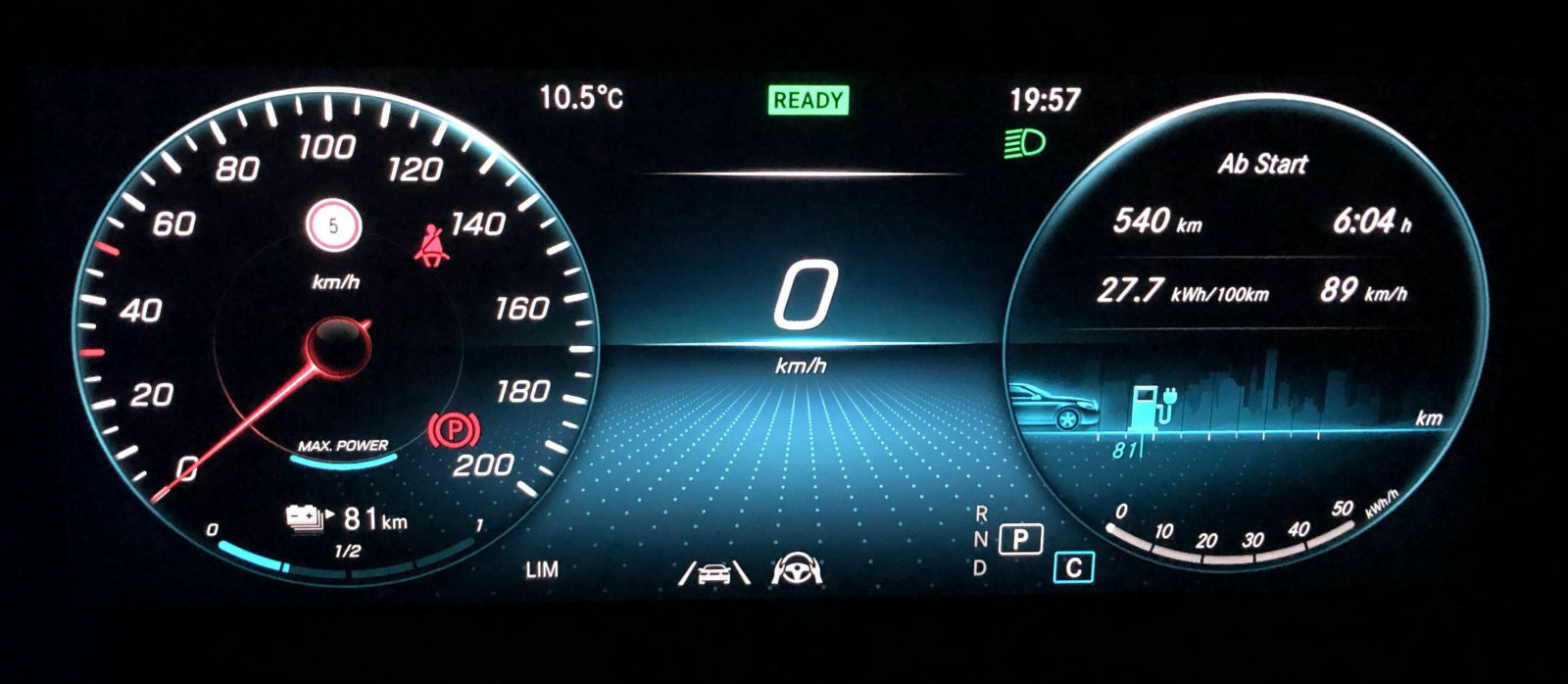 Realer Verbrauch EQC