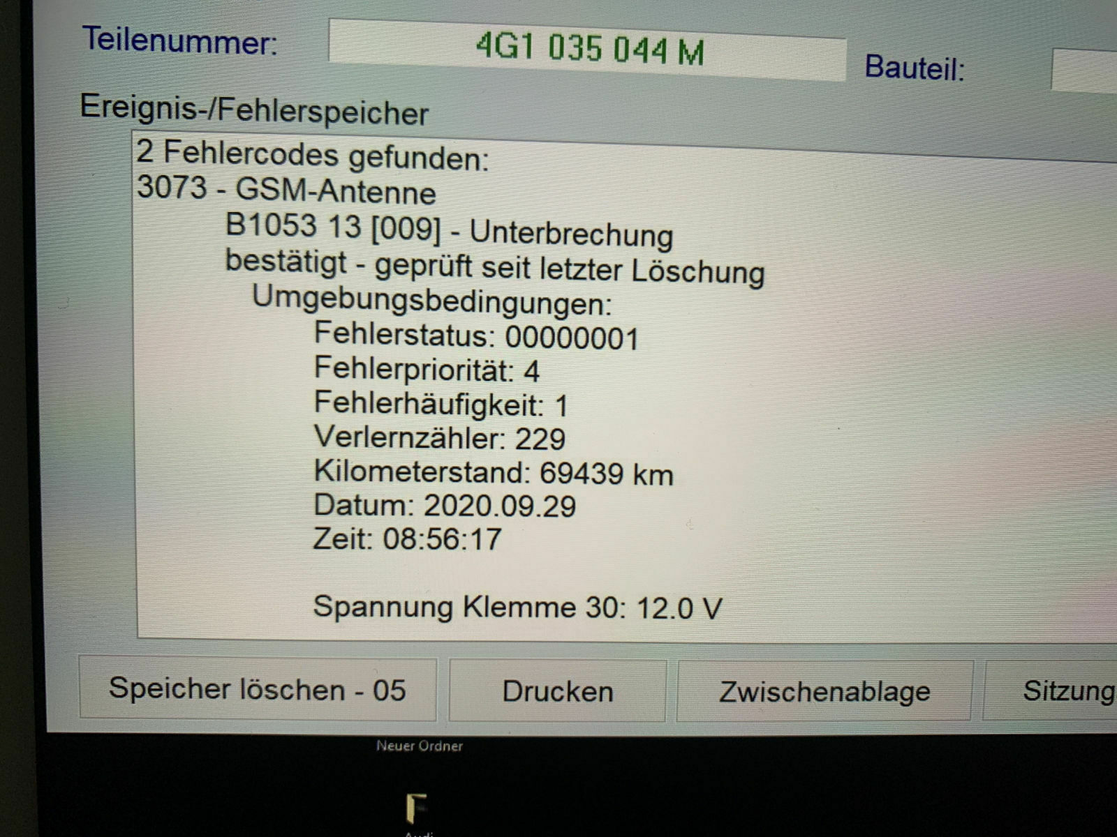 Audi A6 FL 4G: Probleme mit GSM