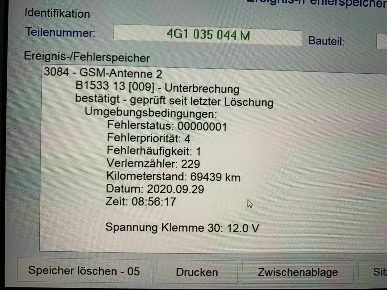 Audi A6 FL 4G: Probleme mit GSM