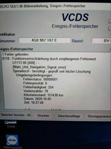 ACC nicht verfügbar