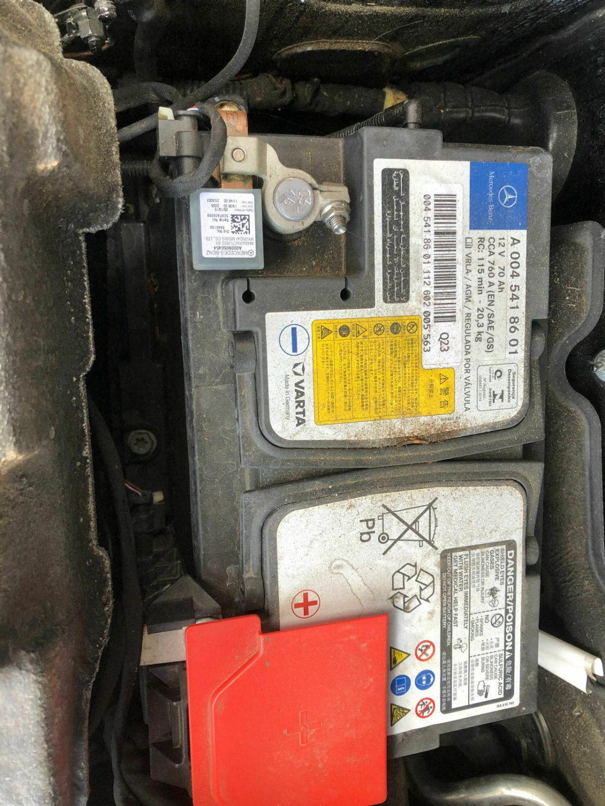 Motor starten s. Betriebsanleitung (Batteriesymbol) - ich werde bald irre-