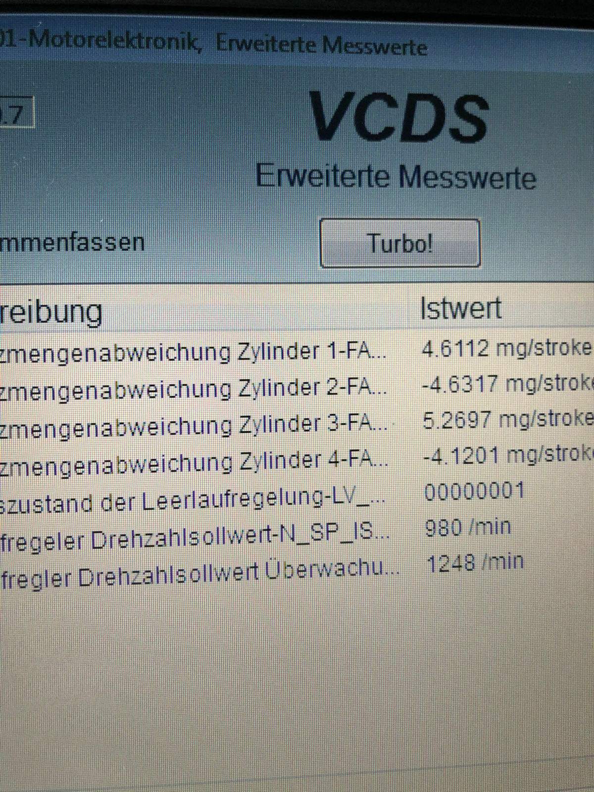 1.6 CAYC Motor Leerlauf und Ruckelprobleme