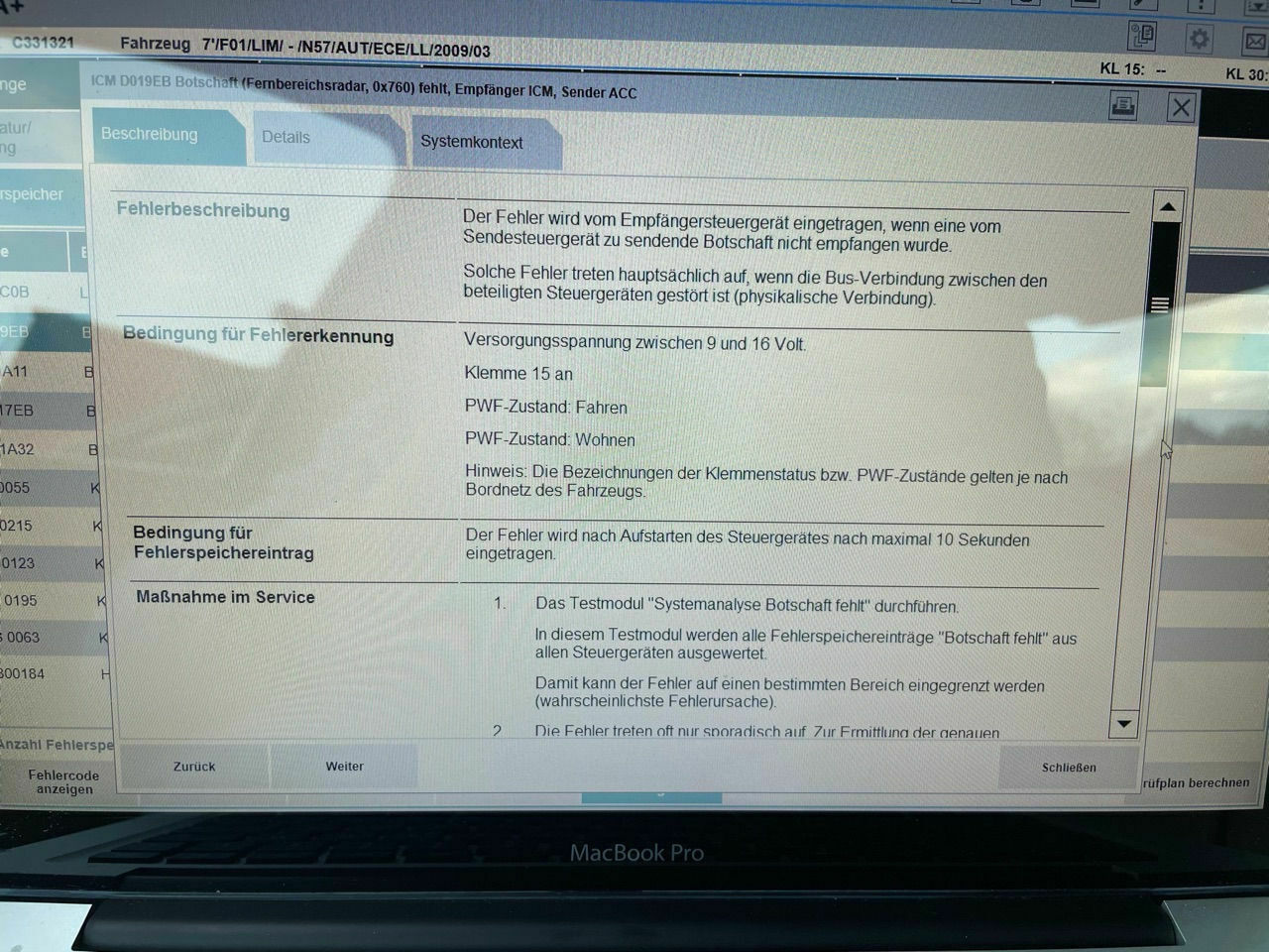 Fahrregelsysteme ausgefallen, Lenkrad schief, Fahrkomfort weg.