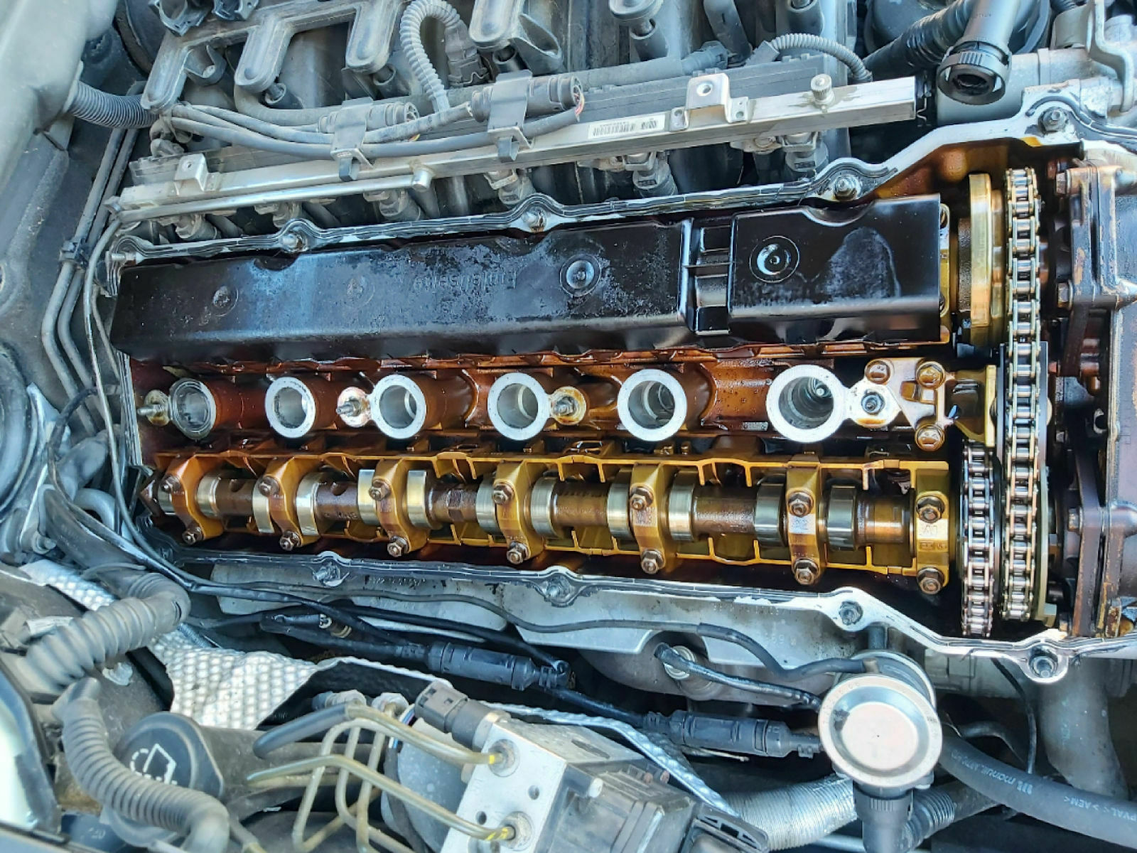 Verölte Zündkerzen