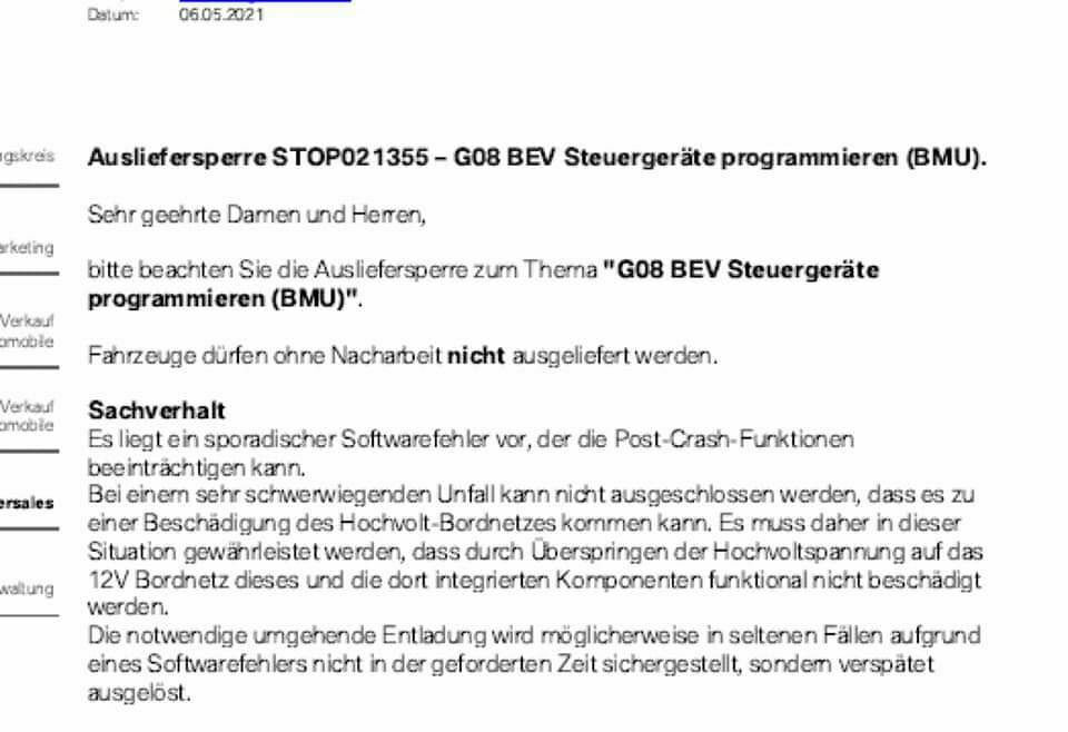 BMW iX3 - Wartezimmer