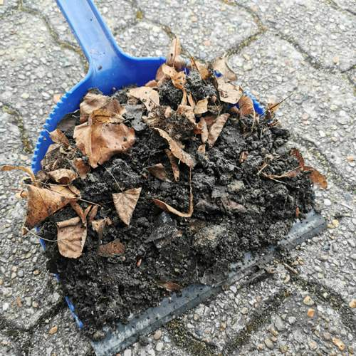 Fahrerseite zusammengefegt