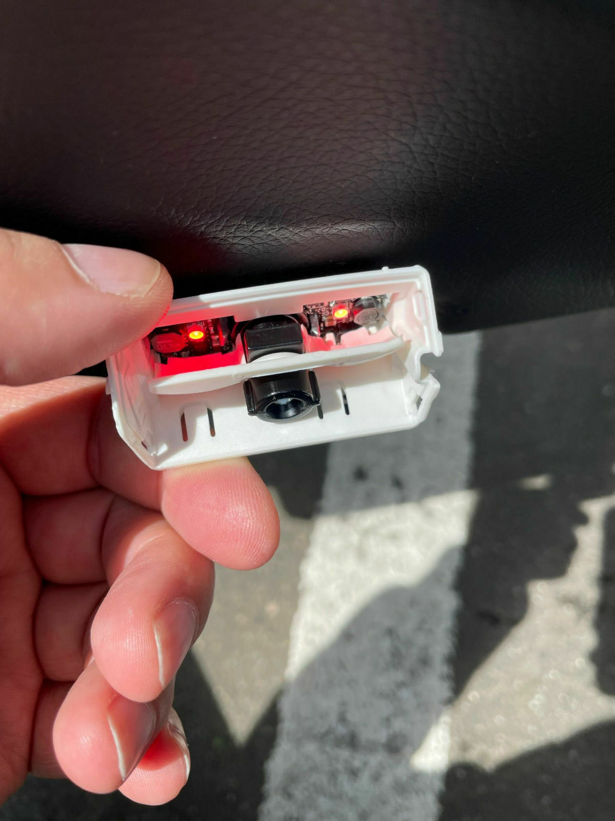 Stern-Projektion in Ausstiegsleuchten