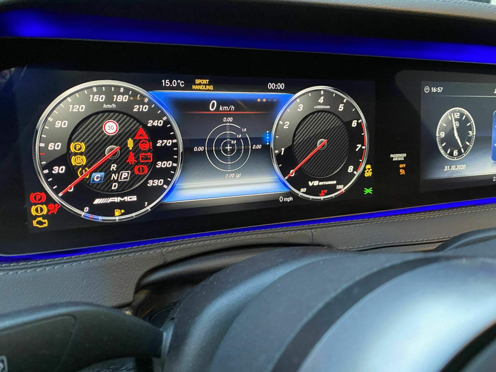 AMG Menü mit 330km/h skala im IC213 : V6.