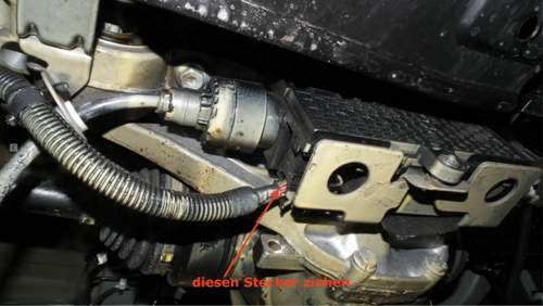 E-Anschluß vom Actuator