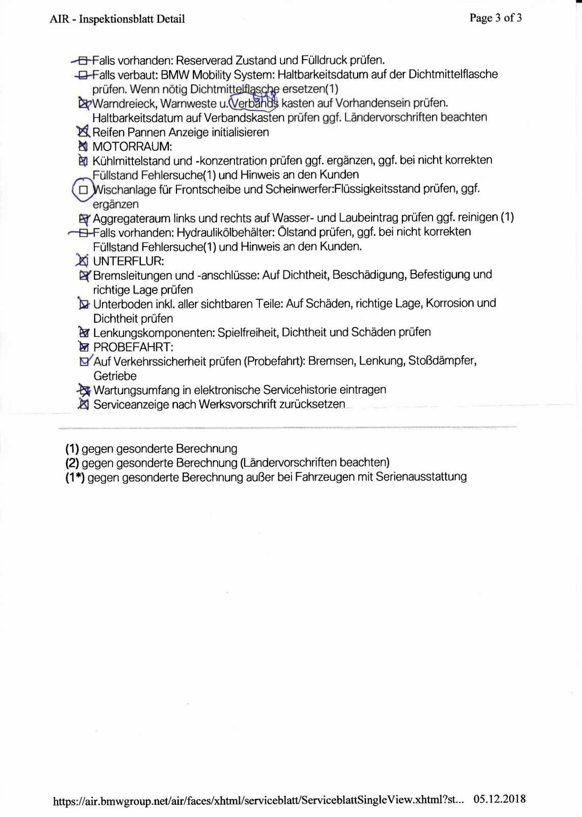 Wo sehe ich mein Kühlerwasser stand?