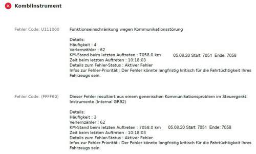 Fehler Kombiinstrument_1