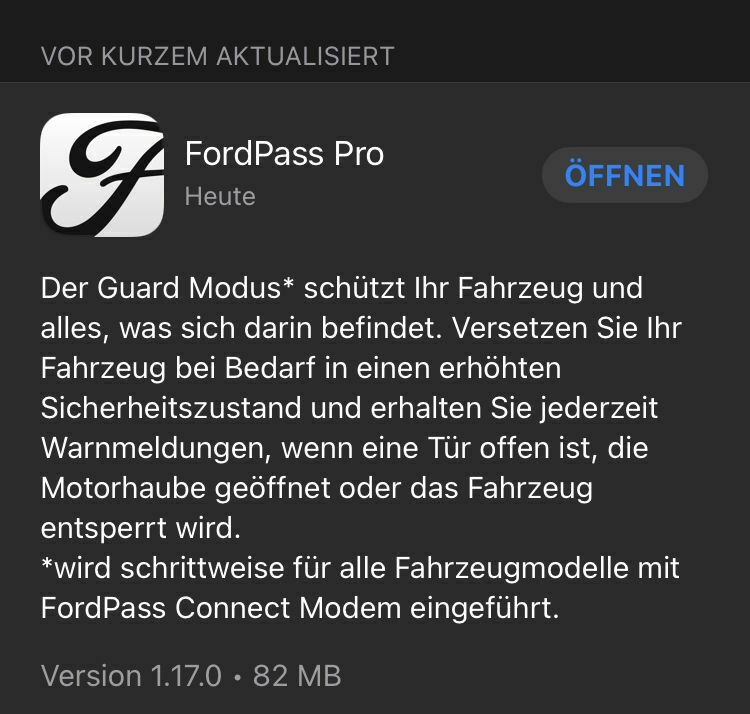 Ford Pass App