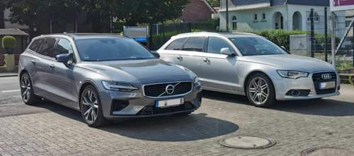 A6 Avant Bitu u. Volvo V60 PEHV