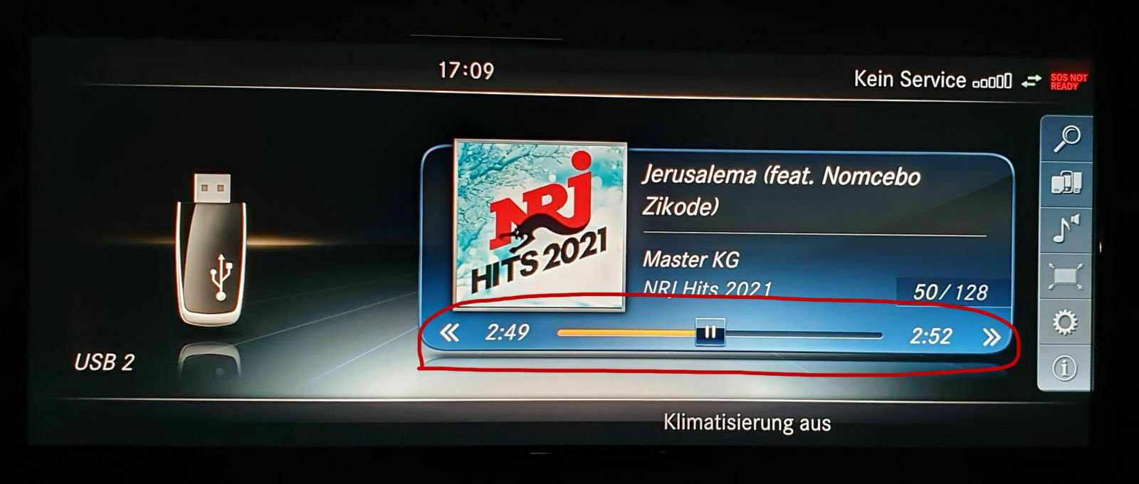 MP3-Ordner mit USB-Stick bei Audio 20 und schnell vorspulen?