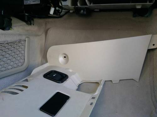 Verkleidung Fussraum Beifahrer