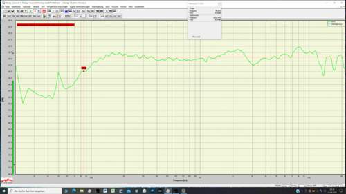 Frequenzgang B-80 Visaton mit Weiche
