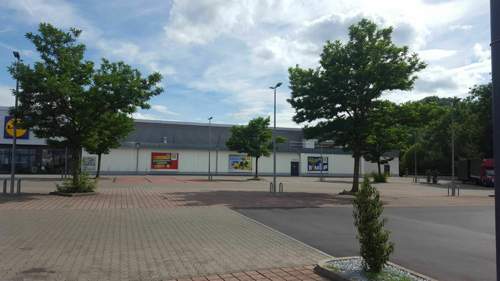 Parkplatz ohne Schilder