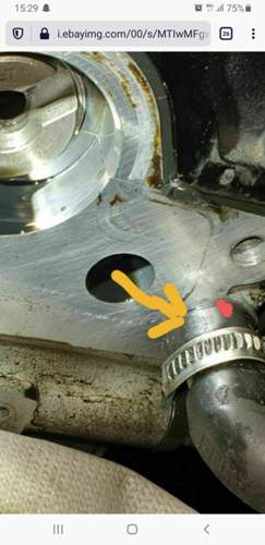 Gelb öl bohrung. rot schlauch