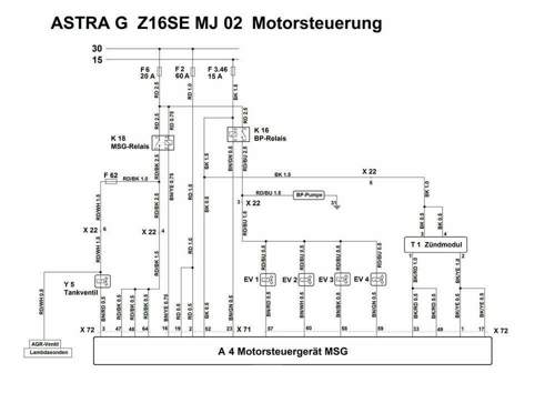 Z16SE Motorsteuerung MJ 02