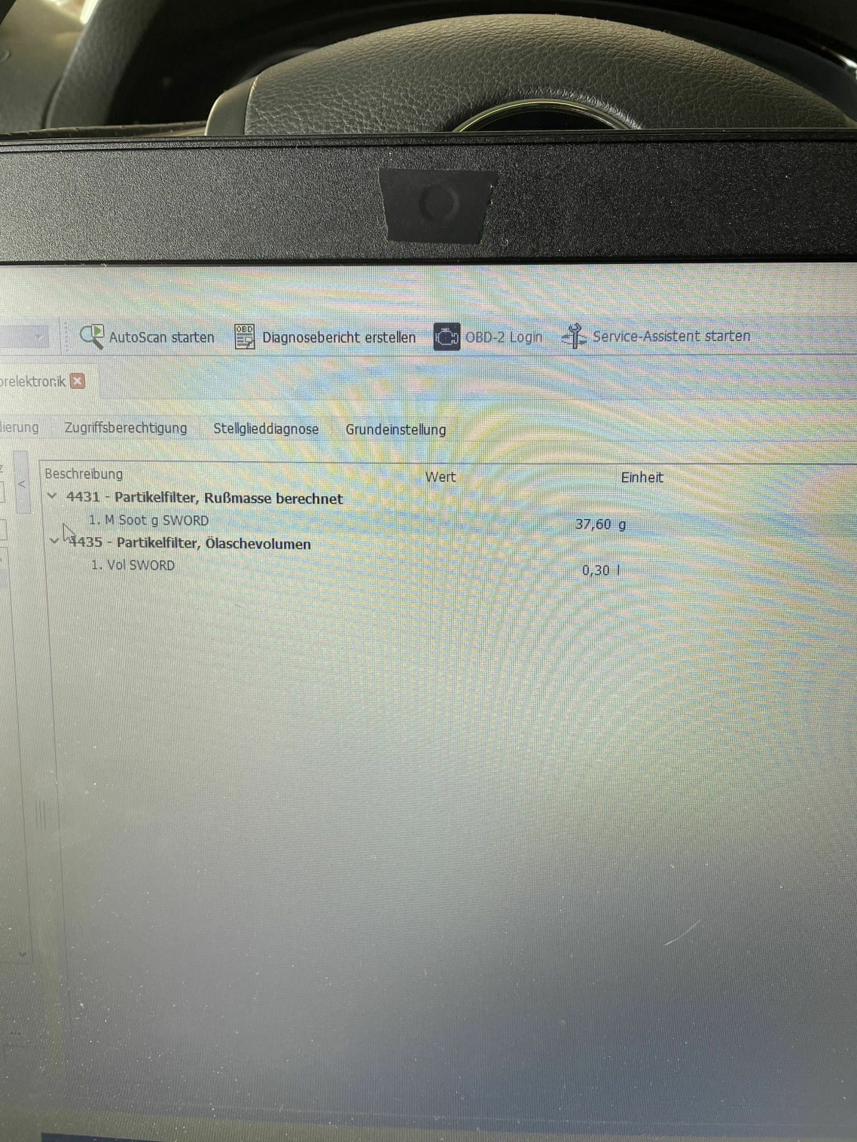 Dieselpartikelfilter (Bank 1) P246300 Filter überladen + P200200 Fehlfunktion DPF