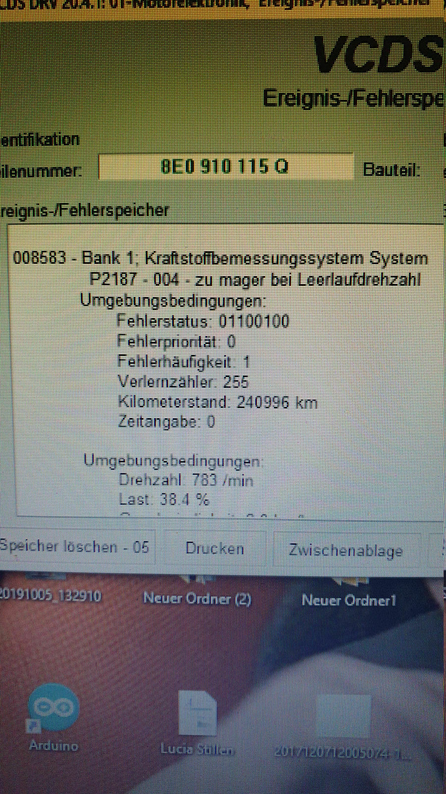 A4 B7 2.0 TFSI - Ruckelt, läuft unruhig im Leerlauf