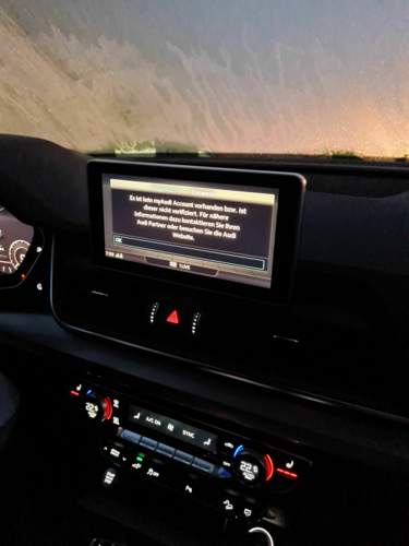 Q5 Hauptbenutzer Fehlermeldung