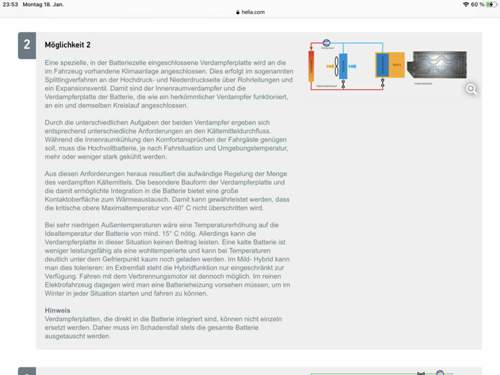 Thermomanagement per Klima