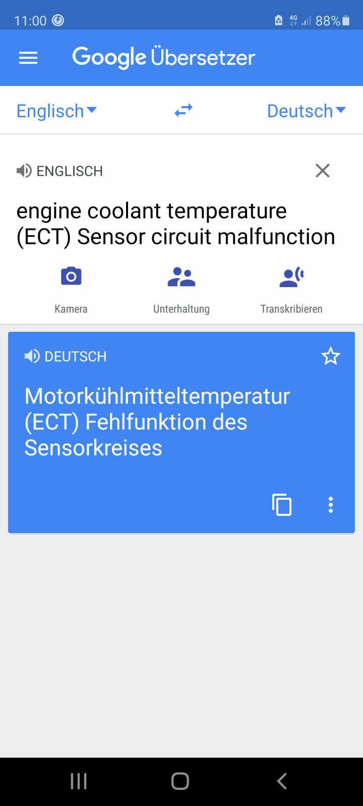 MKL an Fehler P0115, Heizung wird nicht warm