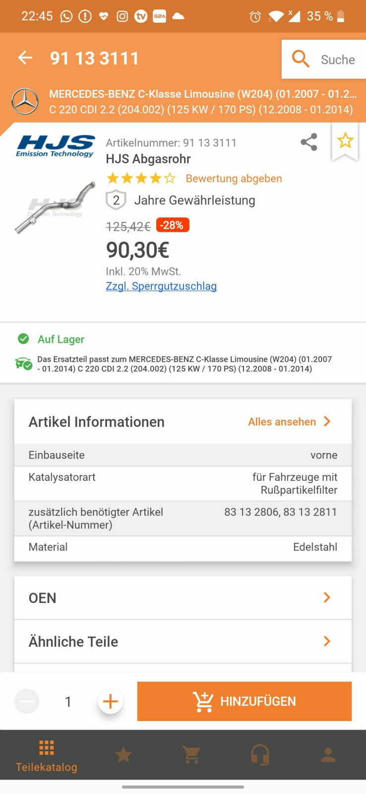 Flexrohr durchgerostet