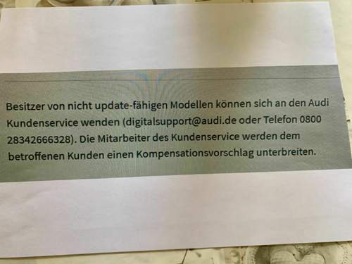 Hotline AUDI Connect