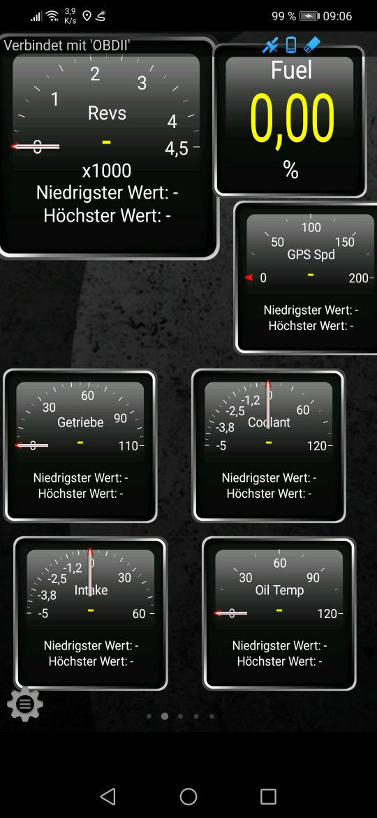 Temperaturanzeige? Fehlanzeige