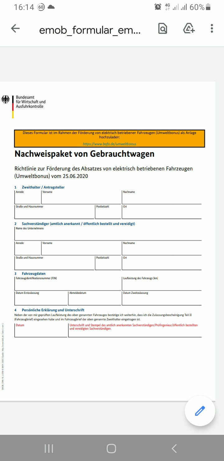 Wartezeit Bafa-Umweltbonus