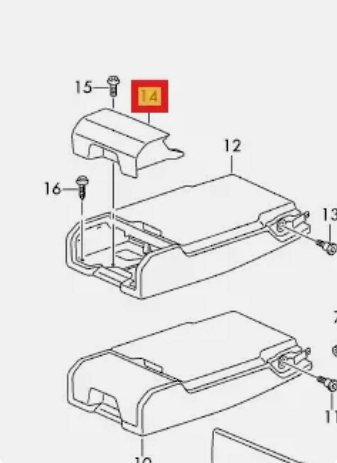 Nachrüstung Getränkehalter in der Mittelarmlehne hinten