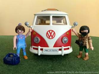 Bulli Front & Ehepaar Hansen