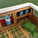 Mit vielen Staufächern ausgestattet