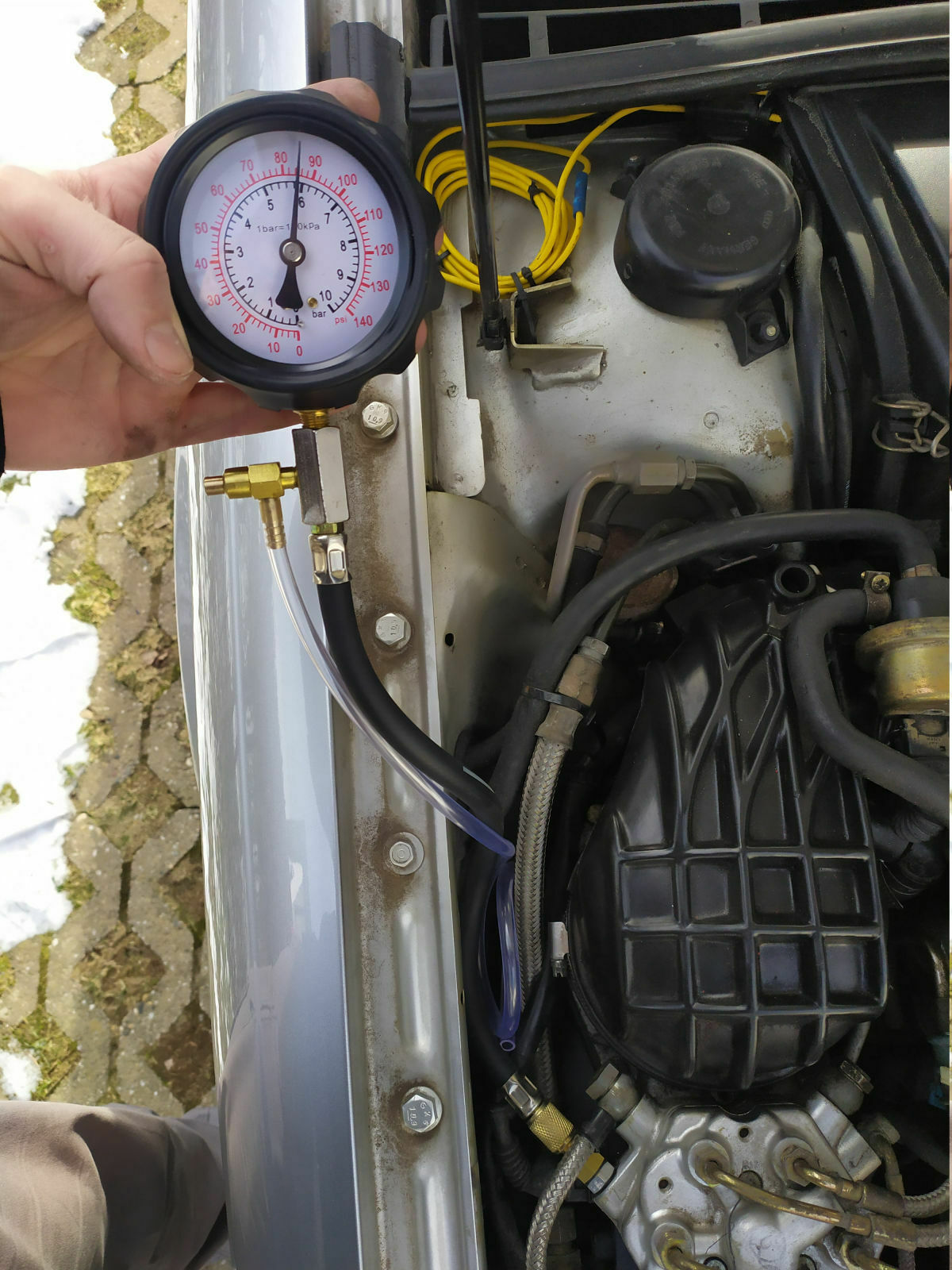 Audi 80 B4 NG verschlucken und fehlzündung in den Luftfilter