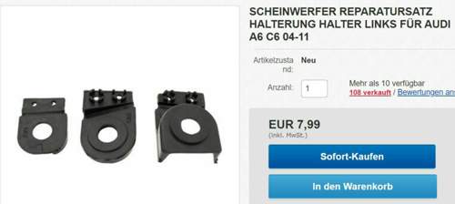 Scheinwerfer Rep Satz