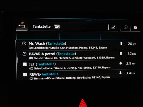 Tankstellensuche