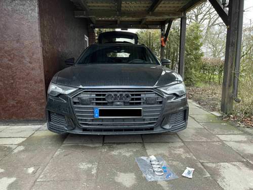 Front nachher - Emblem schwarz