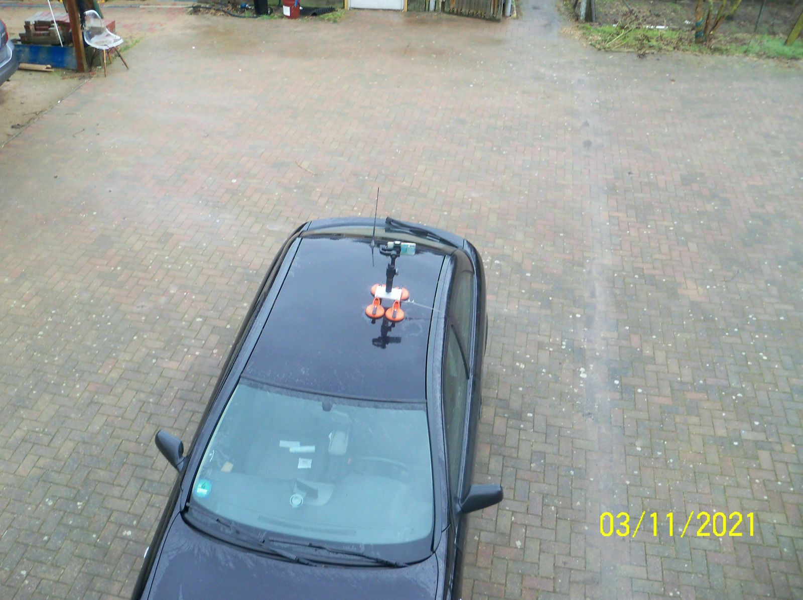 Kamera/Gimbal-Halterung an Fahrzeugkarosserie