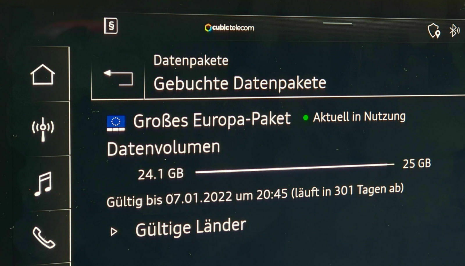 WLAN & Datenpakete von CubicTelecom