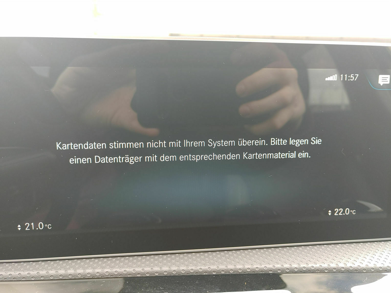 Manuelles Kartenupdate MBUX