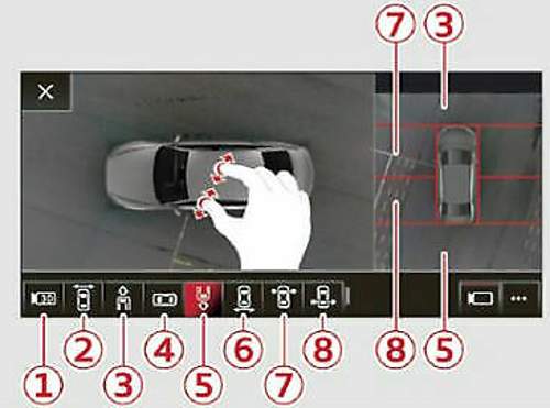 Links: Umgebung, Rechts: 3D-Umgebung